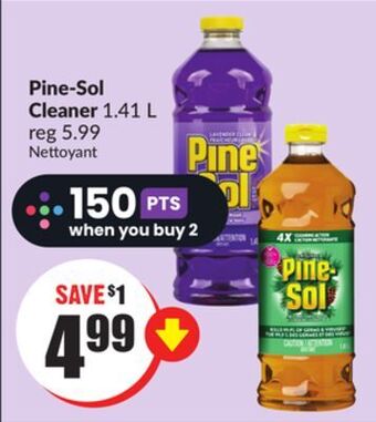 FreshCo Pine-sol cleaner 1.41 l offer