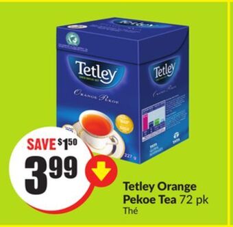 FreshCo Tetley orange pekoe tea 72 pk offer