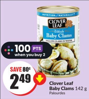 FreshCo Clover leaf baby clams 142 g offer