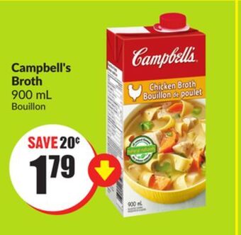FreshCo Campbell's broth 900 ml offer