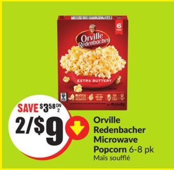 FreshCo Orville redenbacher microwave popcorn 6-8 pk offer