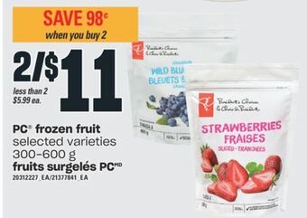Valu-mart Fruits surgelés pc, 300-600 g offer
