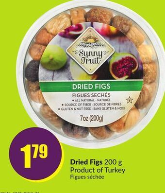 FreshCo Dried figs 200 g product of turkey offer
