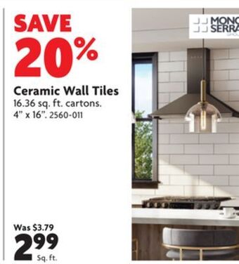 Home Hardware Ceramic wall tiles offer