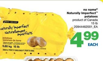 Wholesale Club No name® naturally imperfect™ potatoes, 15 lb offer