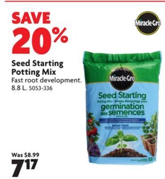 Home Hardware Seed starting potting mix offer