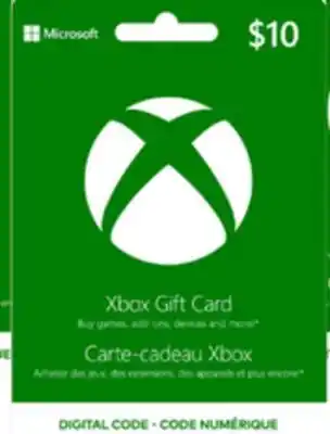 GameStop Digital gift card $10 xbox one offer