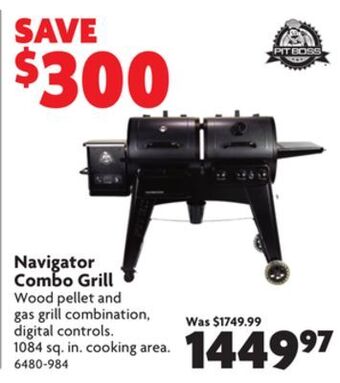 Home Hardware Navigator combo grill offer