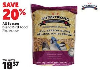 Home Hardware All season blend bird food offer