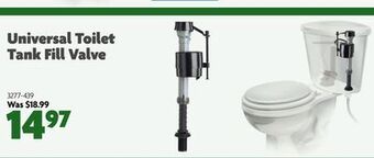 Home Hardware Universal toilet tank fill value offer