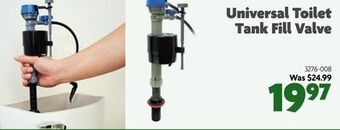 Home Hardware Universal toilet tank fill valve offer