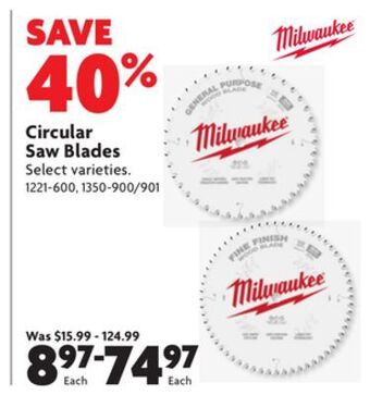 Home Hardware Circular saw blades offer