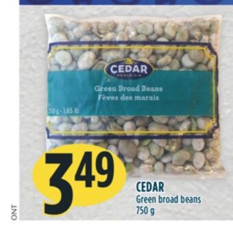 Marché Adonis Cedar green broad beans offer