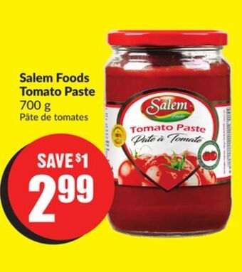 Chalo FreshCo Salem foods tomato paste 700 g offer