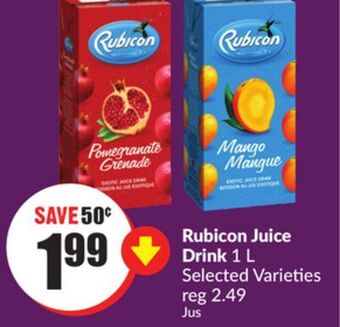 Chalo FreshCo Rubicon juice drink 1 l selected varieties offer