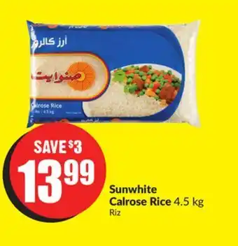 Chalo FreshCo Sunwhite calrose rice 4.5 kg offer
