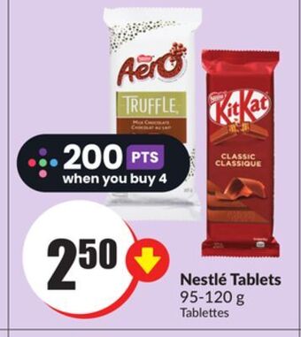 Chalo FreshCo Nestlé tablets 95-120 g offer