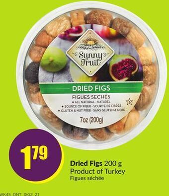Chalo FreshCo Dried figs 200 g product of turkey offer