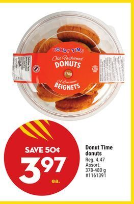 Giant Tiger Donut time donuts offer