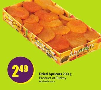 Chalo FreshCo Dried apricots 200 g product of turkey offer