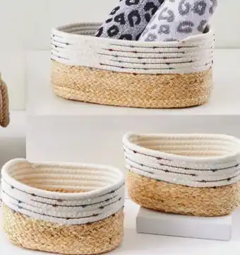 Giant Tiger 3-piece basket set offer