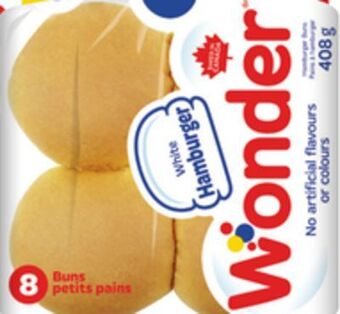 Giant Tiger Wonder hamburger buns offer