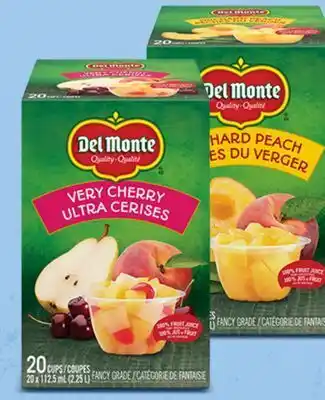 Chalo FreshCo Del monte fruit cups 20pk 112.5 ml offer