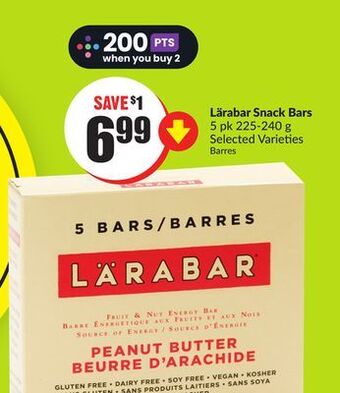 Chalo FreshCo Lärabar snack bars 5 pk 225-240 g selected varieties offer