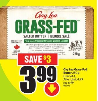 Chalo FreshCo Gay lea grass-fed butter 250 g offer