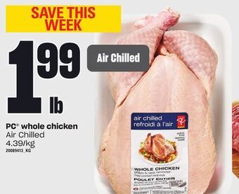 Zehrs Markets Pc® whole chicken offer