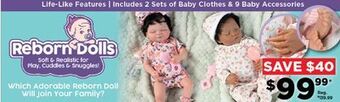 Showcase Reborn dolls soft & realistic for play, cuddles & snuggles offer