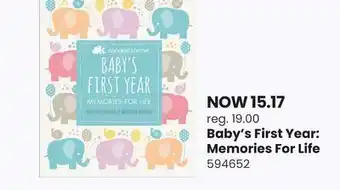 Babies 'R' Us Baby's first year: memories for life offer