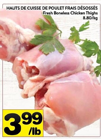 Supermarché PA Hauts De Cuisse De Poulet Frais Désossés offer