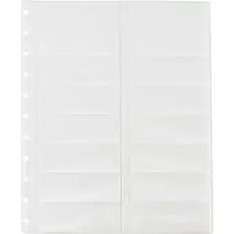 Staples M by staples arc system business card holders - clear - 8-1/2" x 11" - 5 pack offer