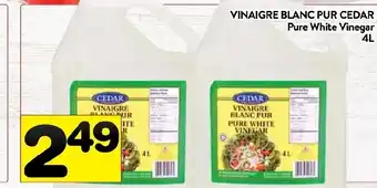Supermarché PA Vinaigre Blanc Pur Cedar offer