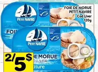 Supermarché PA Foie De Morue Petit Navire offer