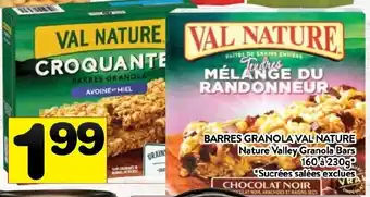 Supermarché PA Barres Granola Val Nature offer