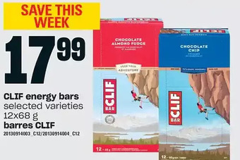 Independent Grocer Clif energy bars offer