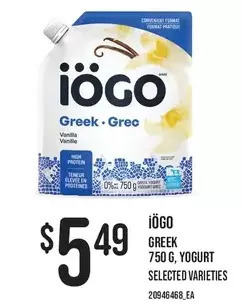 Independent Grocer Iögo greek yogurt offer