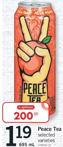 Fortinos Peace tea offer