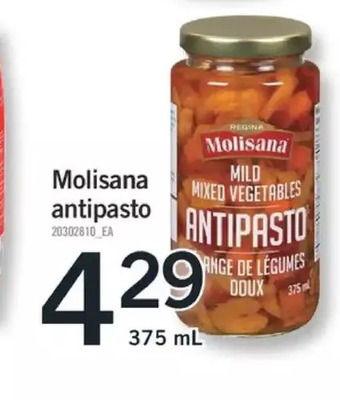 Fortinos Molisana antipasto offer
