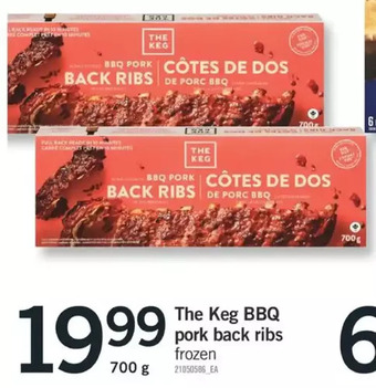 Fortinos The keg bbq pork back ribs offer