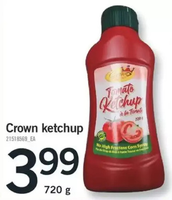 Fortinos Crown ketchup offer