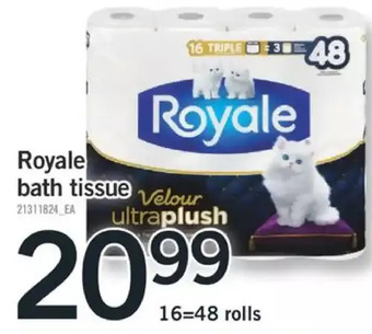 Fortinos Royale bath tissue offer