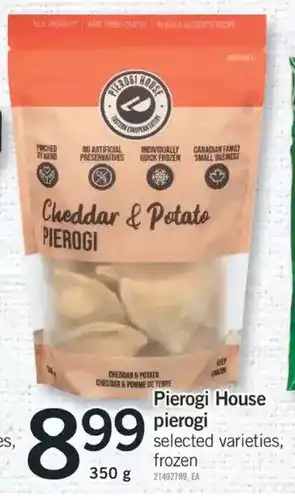 Fortinos Pierogi house pierogi offer