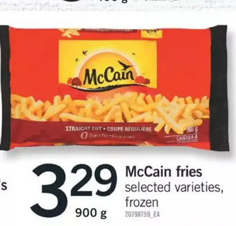 Fortinos Mccain fries offer
