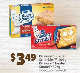 Fortinos Pillsbury toaster scrambles, pillsbury toaster strudel offer