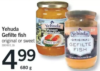 Fortinos Yehuda gefilte fish offer