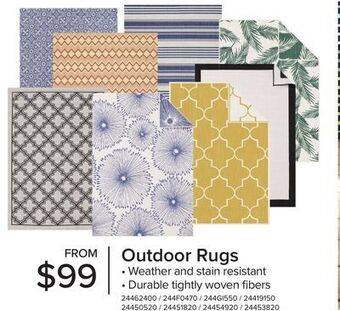 Leon's Outdoor rugs offer