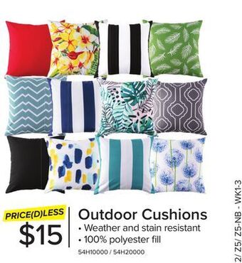 Leon's Outdoor cushions offer